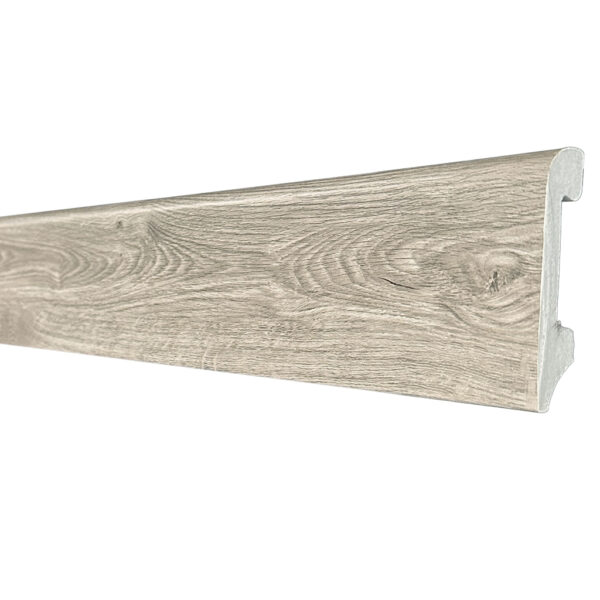 Varilla Zócalo Resistente al Agua Top Round Gris Frances 14mm x 75mm x 2400mm