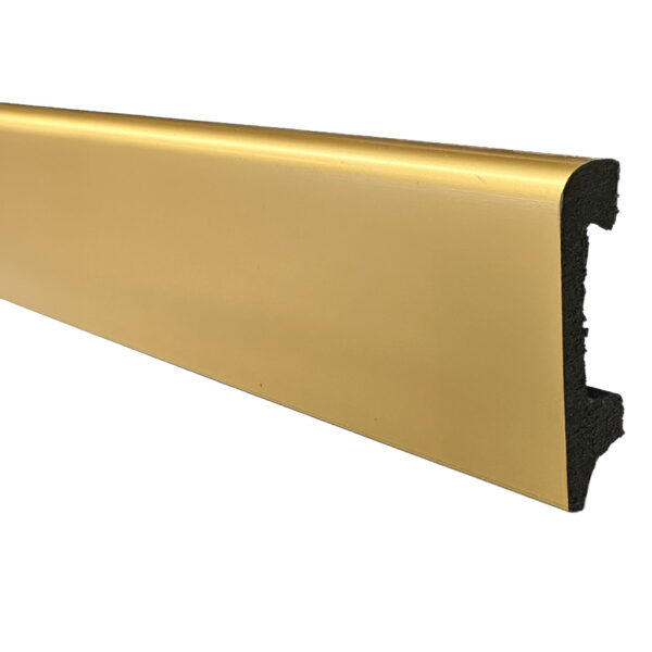 Varilla Zócalo Resistente al Agua Top Round Oro Antiguo 14mm x 75mm x 2400mm