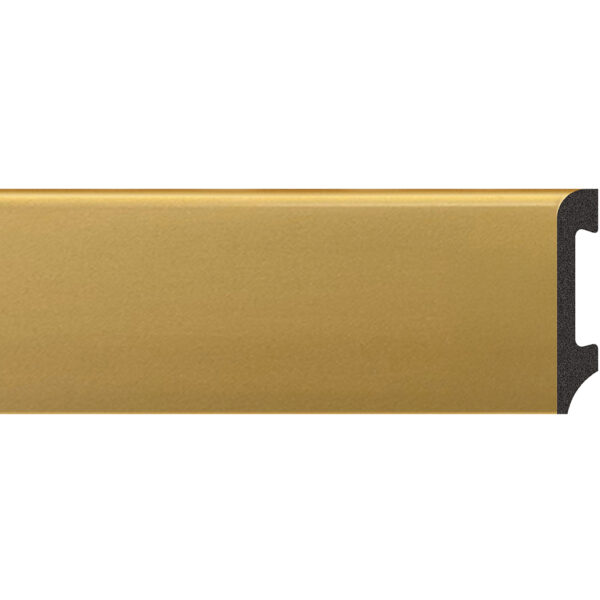 Varilla Zócalo Resistente al Agua Top Round Oro Antiguo 14mm x 75mm x 2400mm