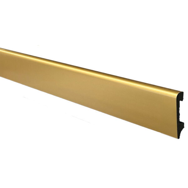 Varilla Zócalo Resistente al Agua Top Round Oro Antiguo 14mm x 75mm x 2400mm