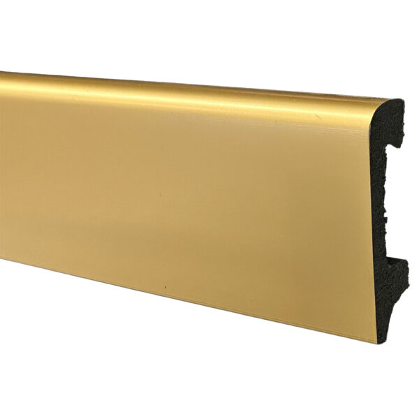 Varilla Zócalo Resistente al Agua Top Round Oro Antiguo 14mm x 75mm x 2400mm