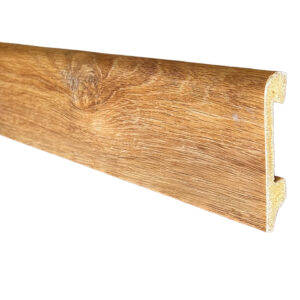 Varilla Zócalo Resistente al Agua Top Round Roble Dorado 14mm x 75mm x 2400mm