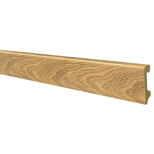 Varilla Zócalo Resistente al Agua Top Round Roble Cobre 14mm x 75mm x 2400mm