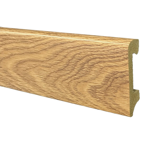 Varilla Zócalo Resistente al Agua Top Round Roble Cobre 14mm x 75mm x 2400mm