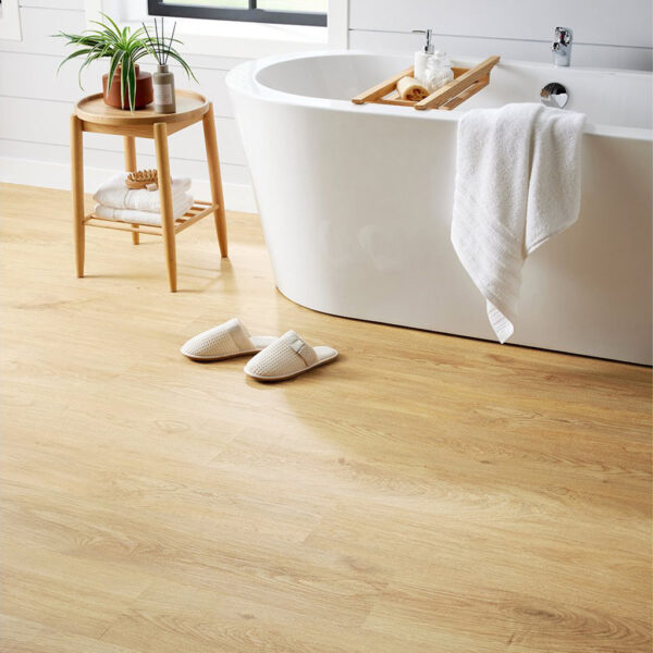 Piso Vinílico SPC Click Roble Atrani SP016 5mm con manta