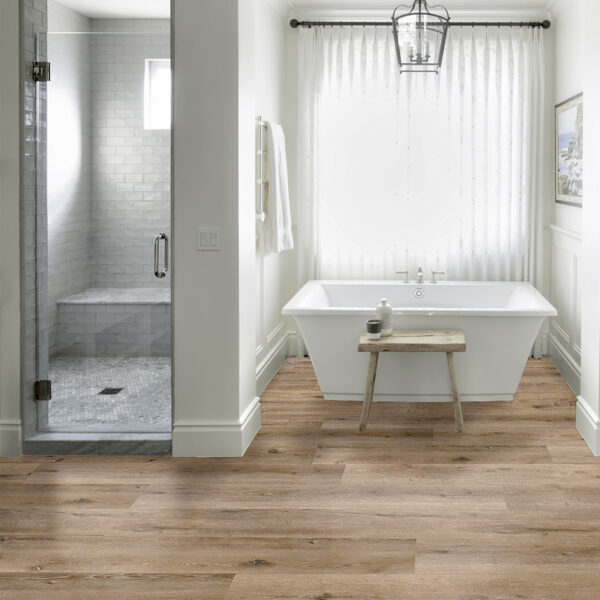 Piso Vinílico SPC Click Roble Millenium SP002 5mm con manta