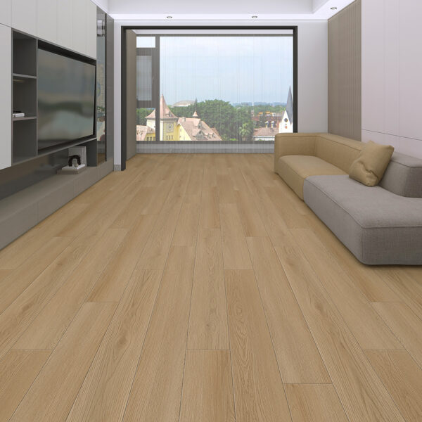 Piso Flotante Melamínico Waterproof Roble Portland Wp010 10mm con manta