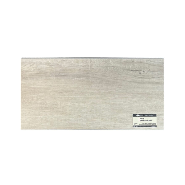 Piso Vinílico SPC Click Sandalwood 4mm