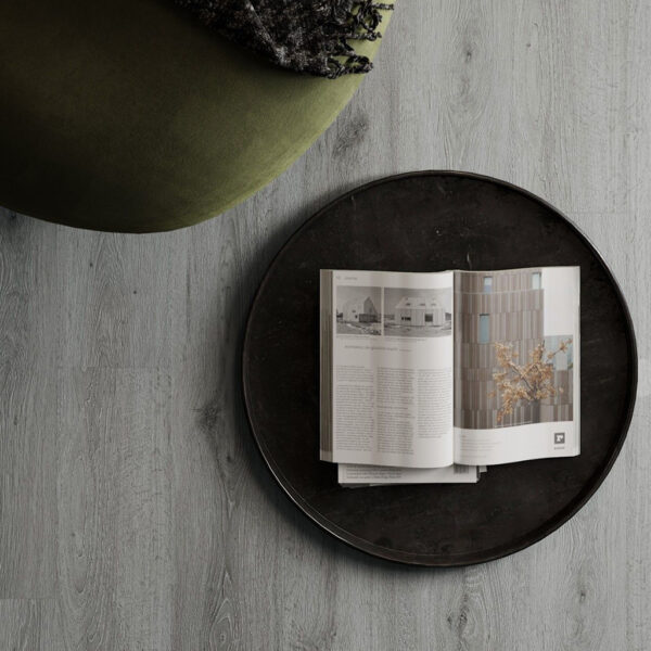 Piso Vinílico SPC Click Silver SP006 5mm con manta