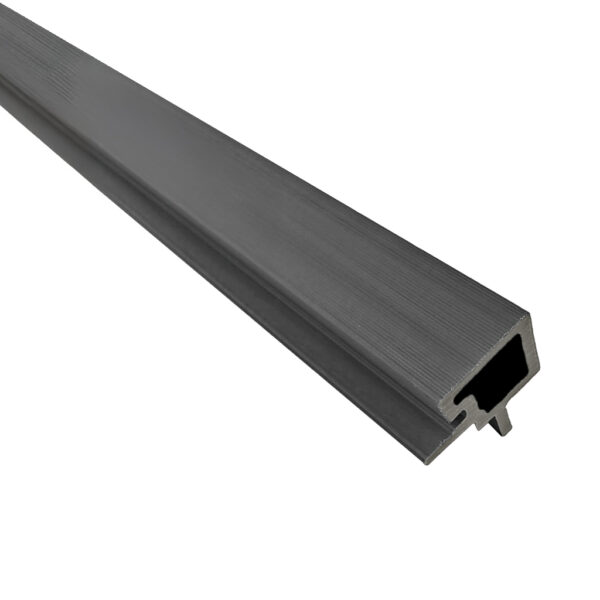 Perfil de Terminación Corner Revestimiento Exterior Co-Extruded G06 Silver Grey