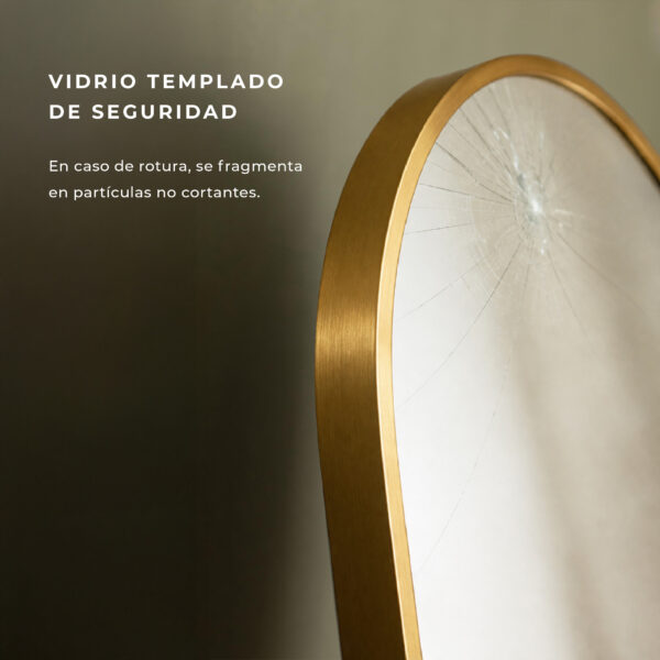 Espejo de Pié con soporte 13X485X1475 Gold