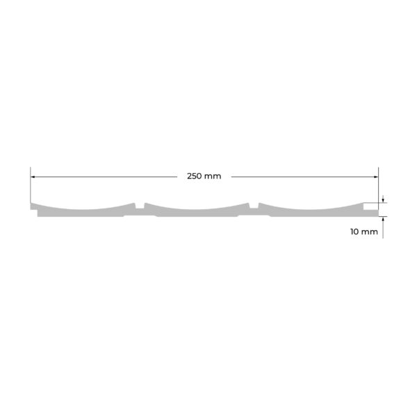 Revestimiento de Pared Interior Curly Root 25cm