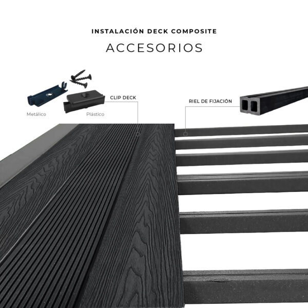 Deck Composite D02# stretch x 3 unidades
