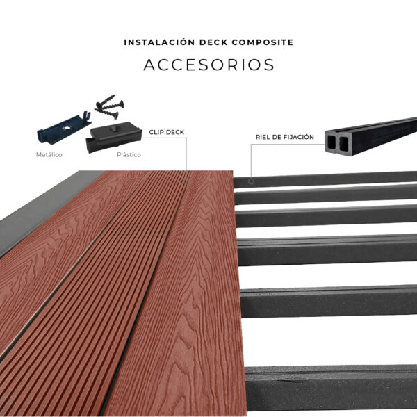Deck Composite D12# stretch x 3 unidades